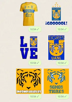 Tigres UANL Stickers android App screenshot 5